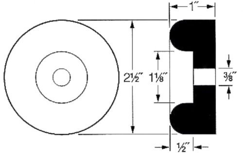 Extra-Large-Recessed-bumpers-250-4-Pack Extra-Large-Recessed-bumpers-250-4-Pack