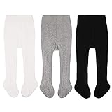 CozyWay Baby Girls Tights Cable Knit Cotton 3/5 Pack Leggings Pantyhose Infants Toddlers
