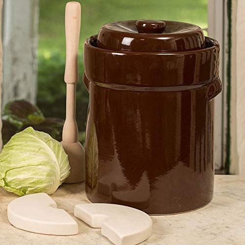Ohio Stoneware European-Style Fermenting Crock - 3 Gallon - Thumbnail 2
