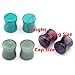 Jovivi 3Pairs Mixed Stone Amethyst Howlite Turquoise Aventurine Saddle Ear Plugs Stretcher Expander Pick Gauges(0G (8mm))