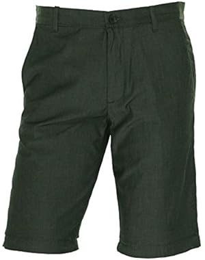 Calvin Klein Mens Solid Slim Fit Flat Front Shorts