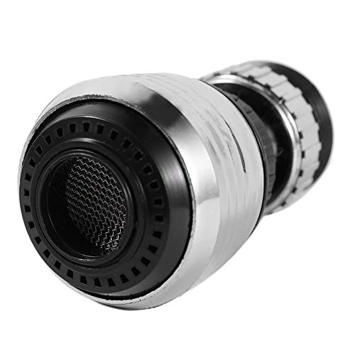 Fantasyworld 360 Girevole Girevole beccuccio ugello Filtro Adattatore Risparmio idrico Rubinetto aeratore diffusore Accessori da Cucina - Nero Prezzi offerta