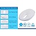 Newborn Baby Pillow for Flat Head Syndrome Prevention, 8.6 inch Memory Foam Cushion Head Shaping Pillow Neck Support with Bamboo Pillowcase for Infant up to 4 Months
