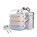 Stainless Steel Leakproof Lunch Box with Lock Container and Insulated Lunch Bag for Adult and Office (3-Tier)