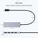 VANMASS USB C Hub, 7 in 1 USB C Adapter with 5K@60Hz USB-C 3.0 Port, 4K HDMI Port, 2 USB 3.0 Ports, SD/TF Card Reader, 87W PD Charging Port for MacBook Pro and MacBook Air 2018/2019/2020(Dark Gray)