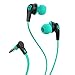 JLab Audio JBuds2 Premium in-Ear Earbuds with Guaranteed Fit | Wired Earbuds | Titanium 10mm Drivers Noise Reducing | Nickle-Plated 3.5mm Audio Jack | Teal