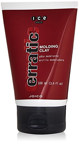 Joico Ice Hair Erratic Molding Clay for Unisex, 3.4 Ounce (Pack of 2)