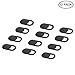 EVERMARKET T1 Laptop Camera Cover, Ultra Slim 0.026 inch Premium Slide Webcam Cover Blocker for Computer, Mac, iMac, iPhone, Smartphones, Surface, Security Privacy Sliding Covers (12 Pack)