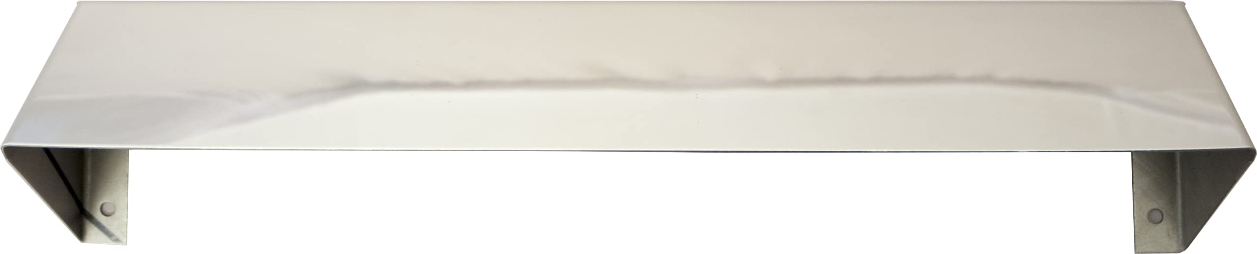 UAP Stainless Steel Hidden Fix Letterplate Restrictor Shrouds - Letterbox Cowl Visor Guard for Extra Security (Mirror Polished)