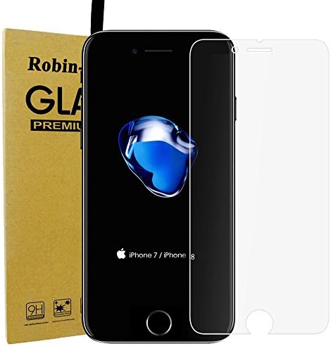 iPhone 8 / 7 Matte Glass Screen Protector, Robintec Professional Matte Finish Tempered Glass Screen Protector for iPhone 8 /7[Anti-Glare &amp; Anti-Fingerprint &amp; HD]