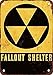 Fallout Shelter Vintage Look Reproduction Metal Tin Sign 12X18 Inches