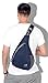 Waterfly Sling Chest Backpacks Bags Crossbody Shoulder Triangle Packs Daypacks for Cycling Walking Dog Hiking Boys Girls Men Women (Dark Blue)