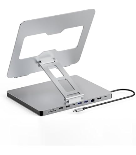Support Ordinateur Portable Avec Station D'Accueil,Support De Tablette