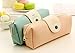 Mziart Minimalist Style Cartoon Bearded Pencil Case Pencil Pouch Cosmetic Makeup Bag, Set of 2