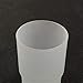 Bathroom Rinsing Cup, Angle Simple Frosted Glass Tumbler Cup, Toothbrush and Toothpaste Holder Drinking Glasses Glassware