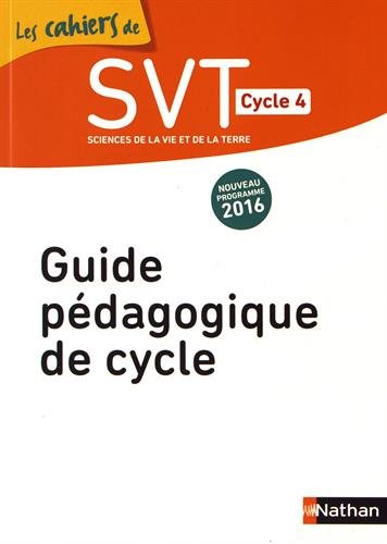 Amazonfr Svt Cycle 4 Les Cahiers De Svt Guide - 