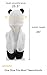 PULAMA Animal Costume Cosplay Cap - Warm Plush Headwraps Animal Hat with Mittens - Fits Adults and Kids Panda - Keeps One Warm During Cold and Breezy Weather