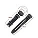 Replacement Watch Band 18mm Black Resin Strap for Casio AE-1000w AQ-S810W SGW-400H/SGW-300H