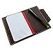 Leather Journal Cover for Filed Notes, Moleskine Cahier 3.5” x 5.5”, Leather Pocket Notebook Cover with Pen Holder & Card Slots, Hand Sewn, Wine Red