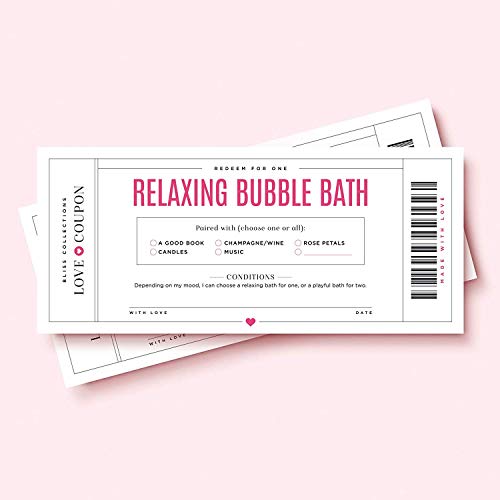 Bliss Collections Love Coupons for Him or Her, Husband, Wife, Boyfriend ...