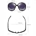 MOTINE Oversized Women's Polarized Sunglasses Fashion Sunglasses UV400 (Champagne)