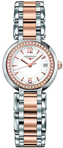ایگرد | قیمت و خرید Longines PrimaLuna Diamond Rose Gold Stainless Steel  Women's Watch L8.110.5.19.6