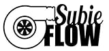 Subie flow subaru STI WRX Impreza BRZ turbo window sticker vinyl decal