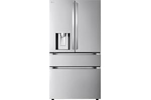 LG 29 cu. ft. SMART Standard Depth MAX French Door Refrigerator with Full Convert Drawer in PrintProof Stainless Steel LF29H8330S