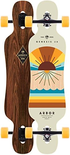 Arbor Genesis Premium 38" 2016 Complete Longboard With Paris Trucks, Arbor Wheels