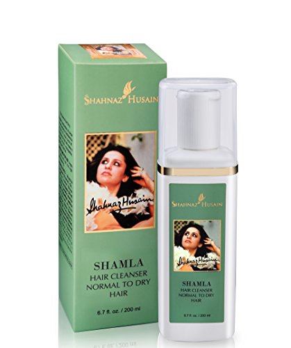 Shahnaz Husain Shamla Herbal Ayurvedic Hair Cleanser for Normal to Oily Hair Latest International Packaging (6.7 fl oz / 200 ml)