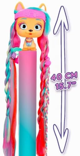 Hair Academy Alexia - Cachorrinhos colecionáveis com cabelo XXL para pentear, cortar e fazer extensões de cabelo - Presente ideal para RAPAZES e RAPARIGAS com 4 anos ou mais — foto 3 de 7