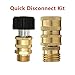 EDOU Pressure Washer Adapter Set,Quick Disconnect Kit, M22 Swivel to 3/8'' Quick Connect, 3/4