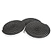 Juvale 3 Pack Weather Stripping Foam Tape - Multi-Surface Black Adhesive Weatherstrip Foam Tape for Home Improvement, Weatherstripping - 10 feet Length