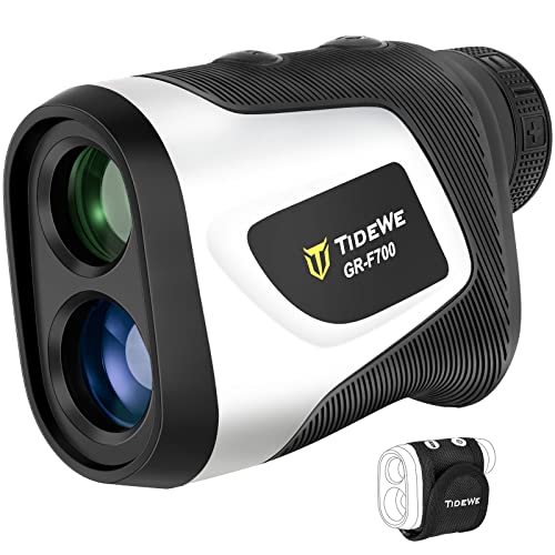TIDEWE Golf Rangefinder with Slope,Golf Range Finder Holder,700Y Flag Pole Locking