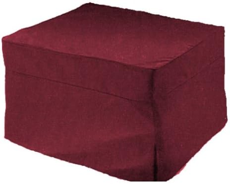 BW Products OTTOMAN BED WITH COVER - BURGUNDY