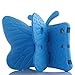 iPad mini case for kids, Feitenn Non-toxic Light weight 3D Cartoon Butterfly EVA Shockproof Drop proof Stand Case for Ipad Mini / Mini 2 / Mini 3/ Mini 4 case (Blue)