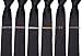 Tie Bar Clip Set for Men -[6 Pc]- Pinch / Hold Classic Regular Ties - Gift Box