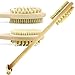 Bath & Relax Bath Body Brush Natural Bristles Long Handled Shower Back Scrubber Brush - Exfoliating Scrub Skin Brush - Back Shower Brush - Dry or Wet Body Brushing - for Men and Women