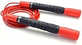 Adjustable Jump Rope Pro Freestyle - Boxing Training - For an Affordable Indoor Skipping Workout - UFC Exercise - Plastic Handles - PVC Cable - 10 Feet