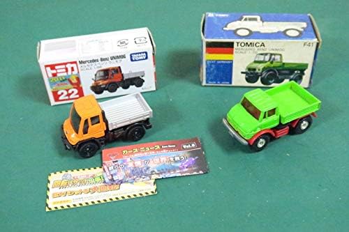 Amazon Co Jp トミカ外国車シリーズf41メルセデスベンツウニモグ青箱と22 赤箱メルセデスベンツウニモグセットtomicaトミー ホビー 通販