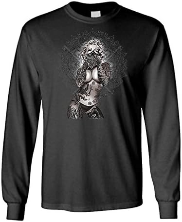 Hood Ornaments - Bandito Bikini Marilyn Monroe Marylin - Long Sleeved Tee, 2XL, Black