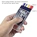 JUMI Badge Holder (Holds 2 Cards) ID Card Name 3x4 Inchs Vertical Hard Plastic Heavy Duty Transparent Polycarbonate 2 Pack