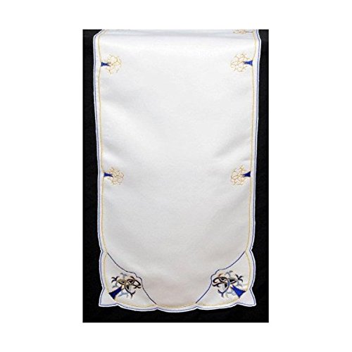 Table Runner in a Blue Celtic Tree of Life Design
