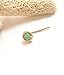 Tiny Opal Nose Stud Gold Silver Piercing 22 gauge