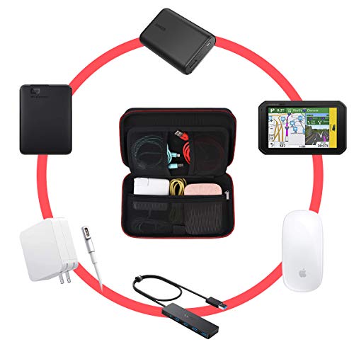 Hard Electronics Organizer, Travel Cable Organizers Bag Electronic Accessories Tech Storage