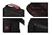 Veenajo Small Canvas Vintage Shoulder Bag Multi-Pockets Crossbody Business Messenger Bags black