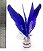 VIAHART Kikbo Kick Shuttlecock Cylinder (Chapteh, Da CAU, Jian Zi) | Great Change-up from Hacky Sack and Footbag (Blue) Includes One Complete Kikbo Shuttlecock and Four Replacement Feathers