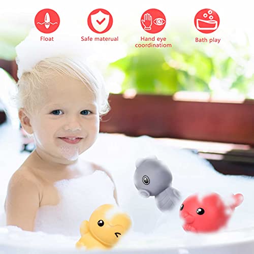 Mivagyaa Bath Toys,Toys for 1 Year Old Boy Girls Gifts Swim Pool Bath