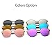 BAVIRON Cat Eye Sunglasses for Women Polarized 100% UV Protection Mirrored Glasses