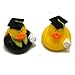 One Dozen (12) Graduation Graduate RUBBER Ducky DUCK Party Favors
